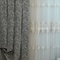 پنل های پرده نو طرح سنگی با سایه گیپور