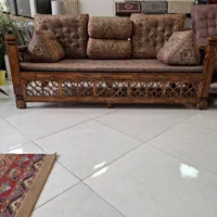 تخت سنتی /تمام روس/صندلی راک/میزناهارخوری کم جا|مبلمان خانگی و میز عسلی|زنجان, |دیوار