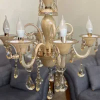 یکجفت لوستر ۶ شاخه در حد نو