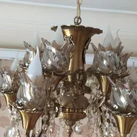 سه عدد لوستر ۱۰شاخه بزنز اصل|لوستر و چراغ آویز|همدان, |دیوار