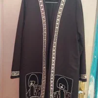 مانتو مشکی کار شده