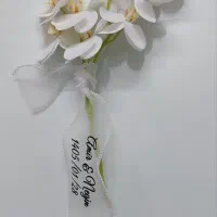 ربان دسته گل عروس چاپی