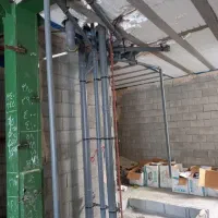 لوله کشی اب فاصلاب  پکیچ و فن کویل شاسی کشی