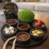 سنگ مصنوعی/هفت سین/شمع