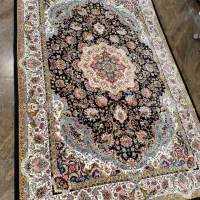 فرش6 متری تمام ابریشم ماشینی دستباف گونه