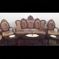 مبل 9 نفره سلطنتی چوب گردو