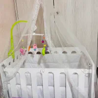 تخت و‌گهواره کودک کاملا نو و تمیز|تخت و صندلی بچه|بهبهان, |دیوار