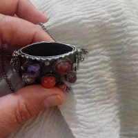 یک عدد گردنبند جا دعا قدیمی|کلکسیون اشیاء عتیقه|گلپایگان, |دیوار