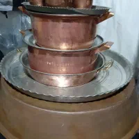 مقداری ظروف مسی در حد نو  بفروش میرسد