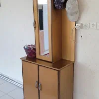 ست چوبی طلایی با قابلیت رنگ پذیری|بوفه، ویترین، کنسول|اردبیل, |دیوار