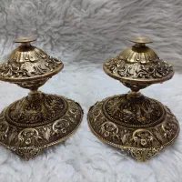 یک جفت پایه برنزی