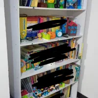 کتابخانه یا قفسه پنج طبقه