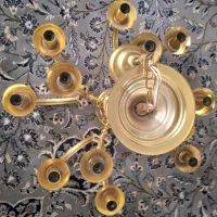 لوستر ۴ شاخه ۱۲ شعله|لوستر و چراغ آویز|تهران, تهرانپارس شرقی|دیوار