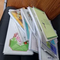 ۱۲ جلد از کتاب های پایه هشتم جهت فروش