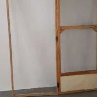 درب چوبی  سالم منجیل