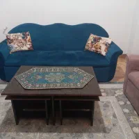 مبلمان هفت نفره میز ناهار خوری و جلو مبلی|مبلمان خانگی و میز عسلی|کیاشهر, |دیوار