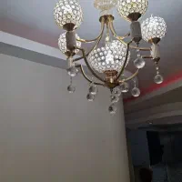 ۲ عدد لوستر چهار شاخه در حد نو