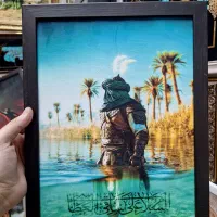 قاب تمثال مذهبی مخملی|تابلو، نقاشی، عکس|مشهد, سپاد|دیوار