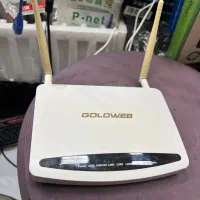 مودم دو آنتنه گلد وب چهار پورت ۳۰۰ سرعت طرح تعویضی