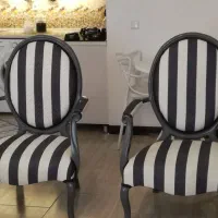 مبل 8نفره کلاسیک جنس پارچه مخمل طوسی