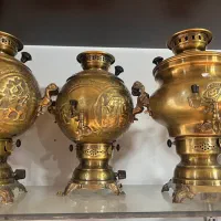 سماور گازی برنجی