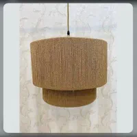 انواع لوستر مکرومه و رافیا|لوستر و چراغ آویز|کرج, برغان|دیوار