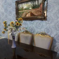 ست مبلمان ۷نفره باناهارخوری ۸نفره همراه میزوسط|مبلمان خانگی و میز عسلی|تهران, حکیمیه|دیوار