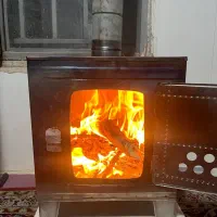 بخاری هیزمی دومنظوره