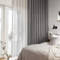 پرده پذیرایی مینیمال و پانچ (دوخت فوری)