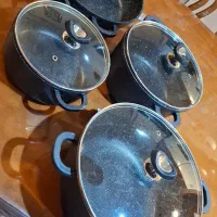 قابلمه چدن کف گرانیتی