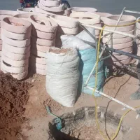 چاه کن چاه فاضلاب چاه شمع چاه ارت نای گذاری