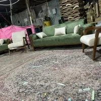 مبل طرح دسته چوبی شرکتی دوسال ضمانت