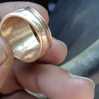 انگشتر طلا دانشجویی آمریکایی