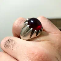 انگشتر یاقوت سرخ آفریقایی دامله