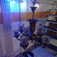 لوستر برنز|لوستر و چراغ آویز|تبریز, |دیوار