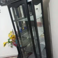 بوفه ایستاده چوبی در کشویی