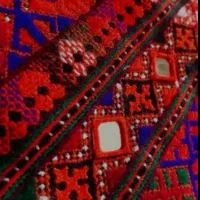 دوخت آیینه چهار گوش و سه گوش عمده ای|لباس|ایرانشهر, |دیوار