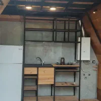 استند ویترین چوب فلز