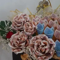 باکس پول ،تزیین پول و تراول|گل مصنوعی|قم, زاویه|دیوار