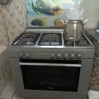 اجاق گاز تمام استیل دارای فر و جوجه گردان|اجاق گاز و لوازم برقی پخت‌وپز|خشکبیجار, |دیوار