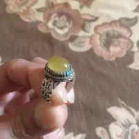 انگشتر نقره عقیق معاوضه با جفت عروس هلندی