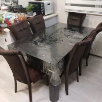 میز غذاخوری شش نفره|میز و صندلی غذاخوری|اراک, |دیوار