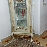 بوفه چوبی شیک و زیبا|بوفه، ویترین، کنسول|اسلامآباد غرب, |دیوار