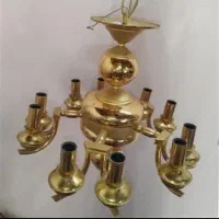 ۱۷۰ کیلو بار لوستر آب طلا