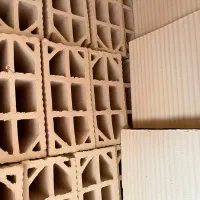 بلوک و سفال سه بر نما و پوکه