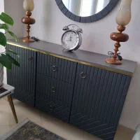 میزکنسول،میز عسلی،تخت دونفره،ساعت