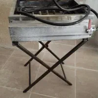 منقل گازی کبابی به همراه پایه