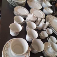 ظروف چینی ژاپن ۶ نفره ۸۰ پارچه|ظروف سرو و پذیرایی|تهران, آسمان|دیوار