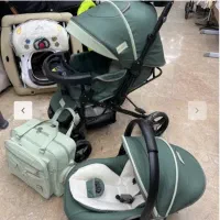 سرویس کالسکه و کیف و کریر کاملا نو و بدون استفاده