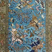 قالیچه دستباف شادسر کاشان|فرش|کرمانشاه, |دیوار